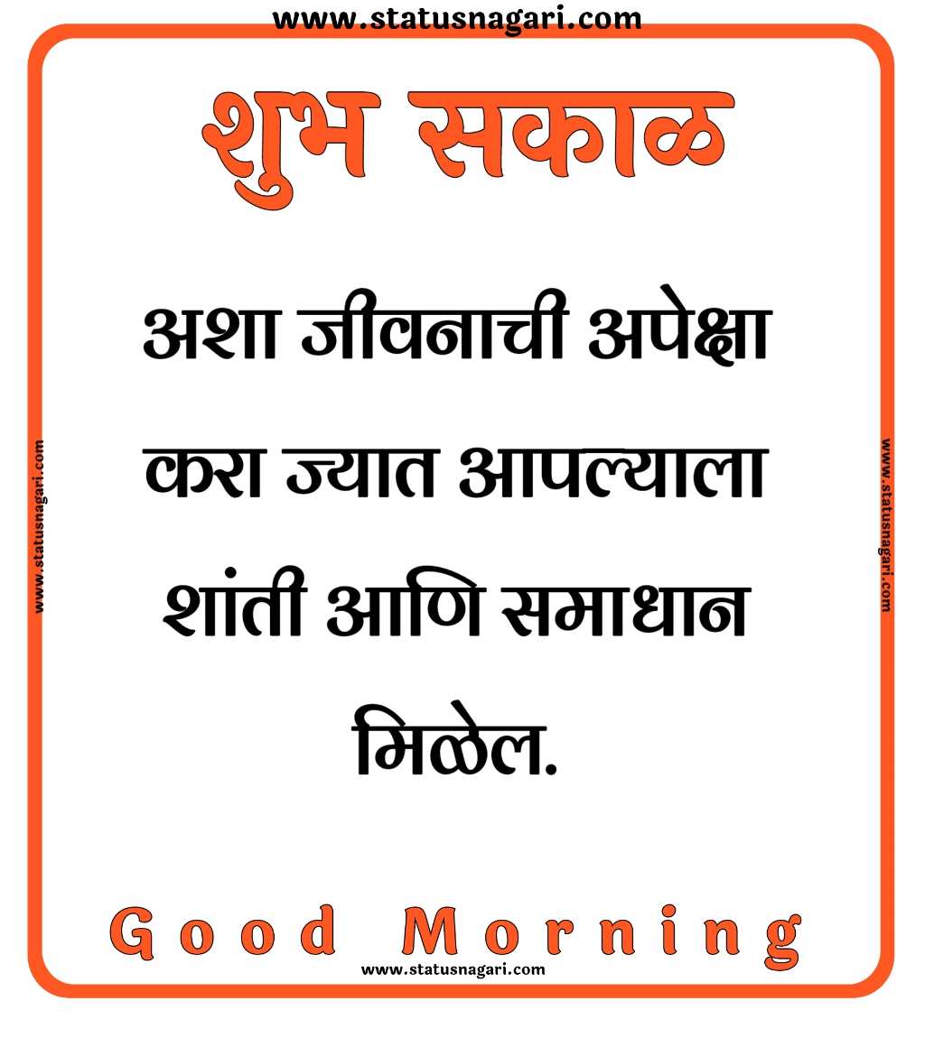 Suvichar - Suvichar Marathi - शुभ सकाळ - शुभ सकाळ स्टेटस - Shubh Sakal